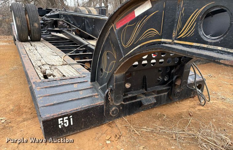 image for item EE1408 Cozad lowboy equipment trailer