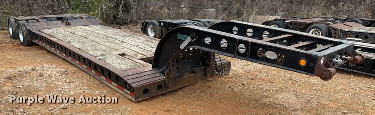 image for item EE1410 1973 Cozad lowboy equipment trailer