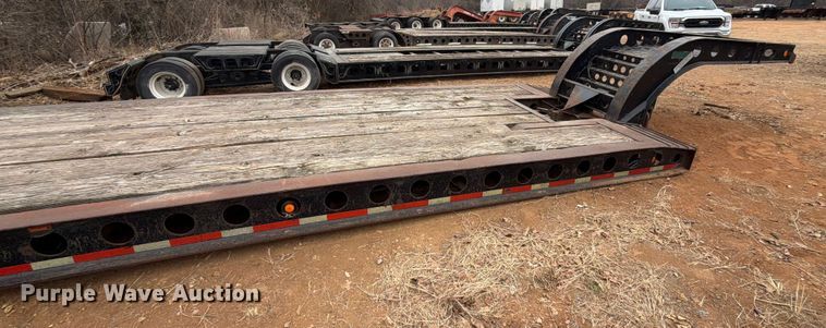 image for item EE1410 1973 Cozad lowboy equipment trailer