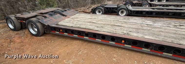 image for item EE1410 1973 Cozad lowboy equipment trailer