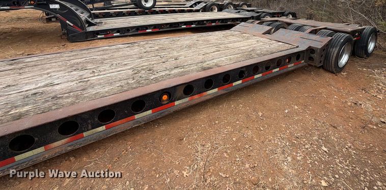 image for item EE1410 1973 Cozad lowboy equipment trailer