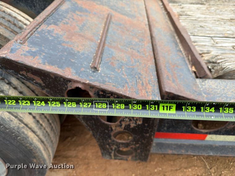 image for item EE1410 1973 Cozad lowboy equipment trailer