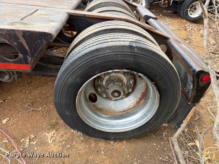 image for item EE1410 1973 Cozad lowboy equipment trailer