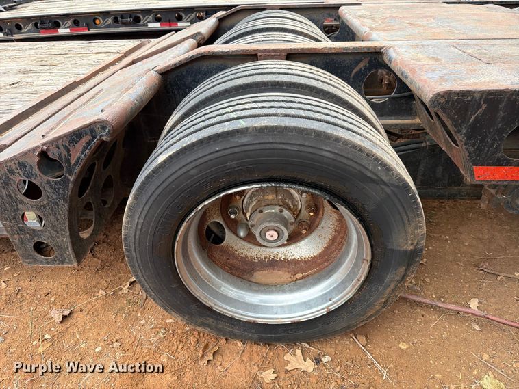 image for item EE1410 1973 Cozad lowboy equipment trailer