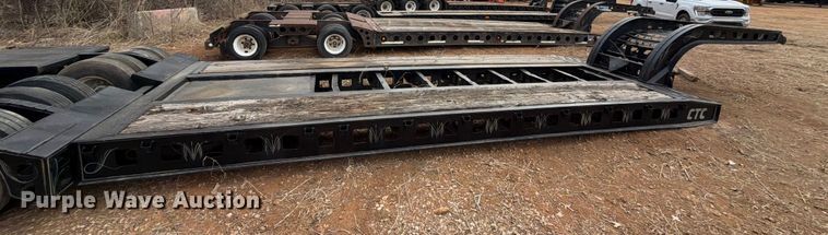 image for item EE1411 1984 Siebert lowboy equipment trailer