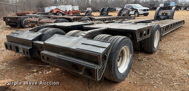 image for item EE1411 1984 Siebert lowboy equipment trailer