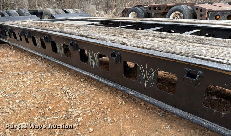 image for item EE1411 1984 Siebert lowboy equipment trailer