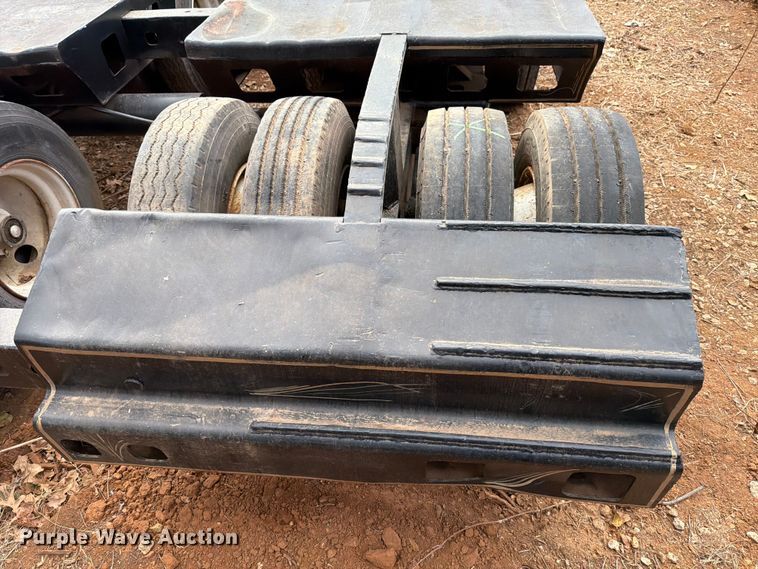 image for item EE1411 1984 Siebert lowboy equipment trailer