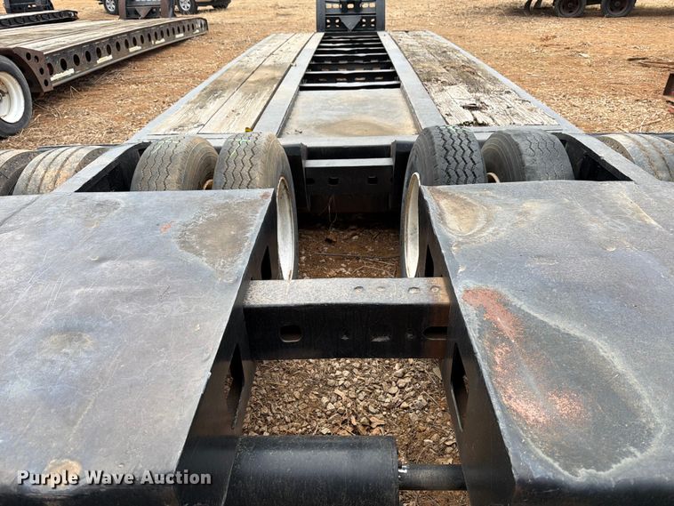 image for item EE1411 1984 Siebert lowboy equipment trailer