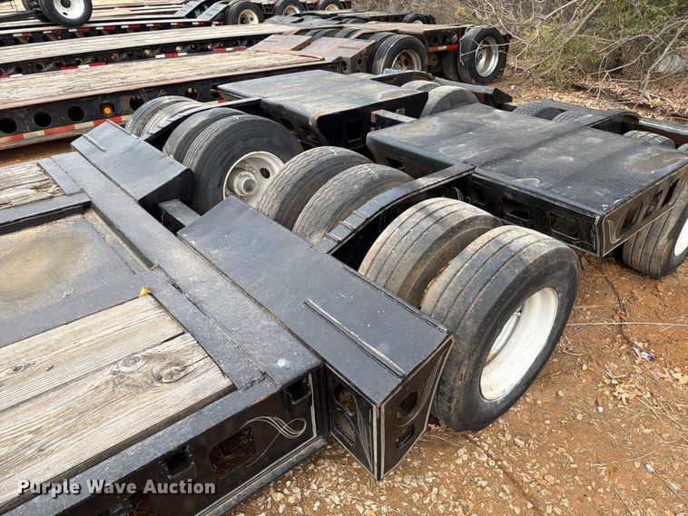 image for item EE1411 1984 Siebert lowboy equipment trailer