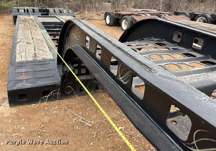 image for item EE1411 1984 Siebert lowboy equipment trailer