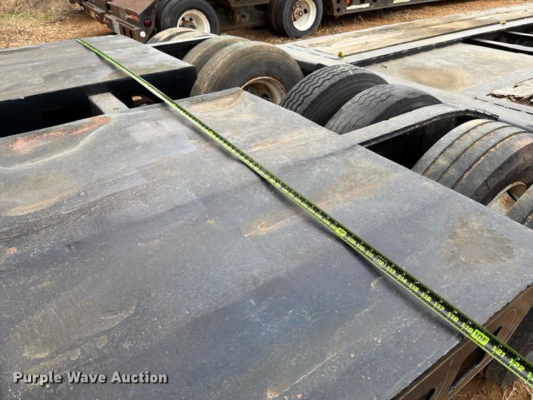 image for item EE1411 1984 Siebert lowboy equipment trailer