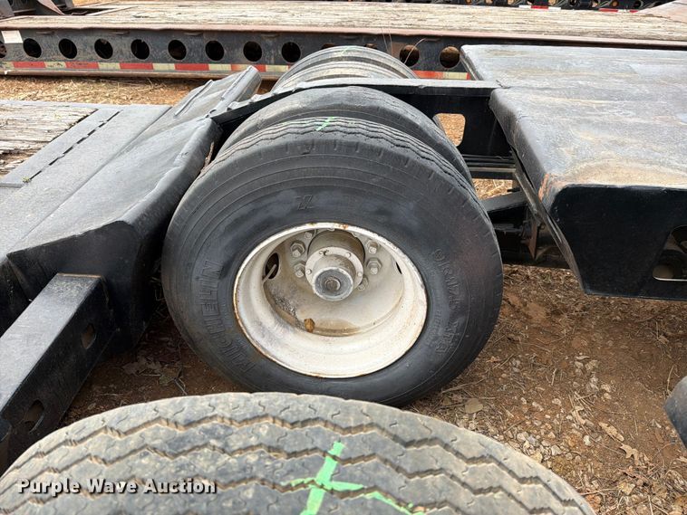 image for item EE1411 1984 Siebert lowboy equipment trailer