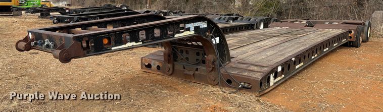 image for item EE1412 1985 Cozad lowboy equipment trailer