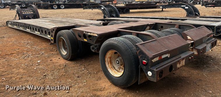 image for item EE1412 1985 Cozad lowboy equipment trailer