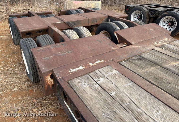 image for item EE1412 1985 Cozad lowboy equipment trailer