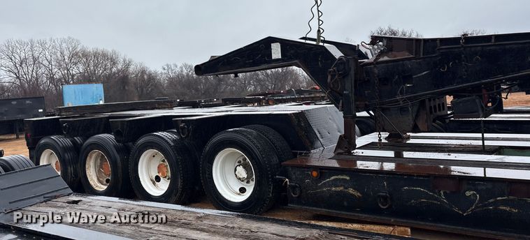 image for item EE1436 1964 Loadcraft M4-910-DDSLB lowboy equipment trailer