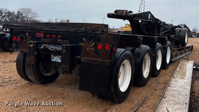 image for item EE1436 1964 Loadcraft M4-910-DDSLB lowboy equipment trailer