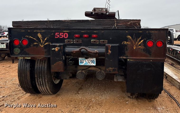 image for item EE1436 1964 Loadcraft M4-910-DDSLB lowboy equipment trailer