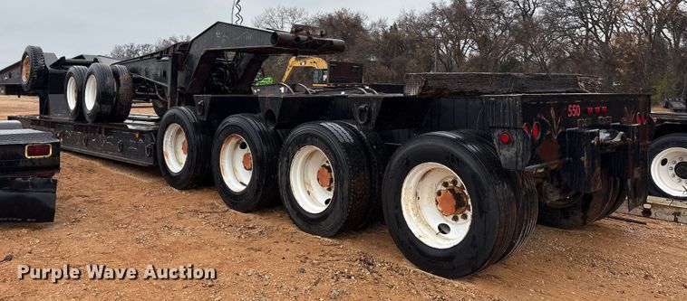 image for item EE1436 1964 Loadcraft M4-910-DDSLB lowboy equipment trailer