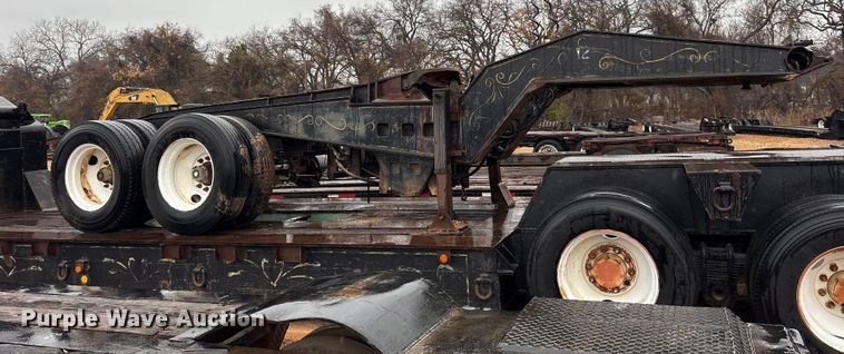 image for item EE1436 1964 Loadcraft M4-910-DDSLB lowboy equipment trailer