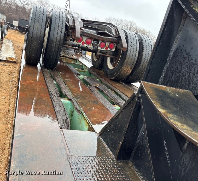 image for item EE1436 1964 Loadcraft M4-910-DDSLB lowboy equipment trailer