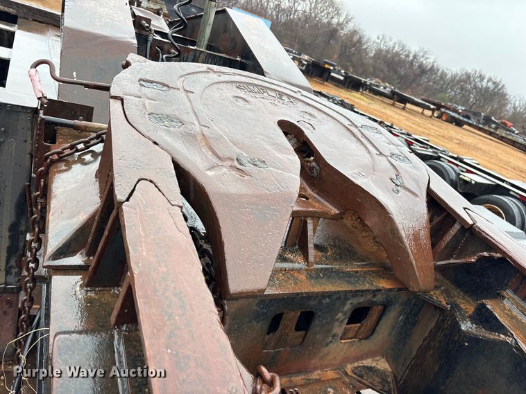 image for item EE1436 1964 Loadcraft M4-910-DDSLB lowboy equipment trailer