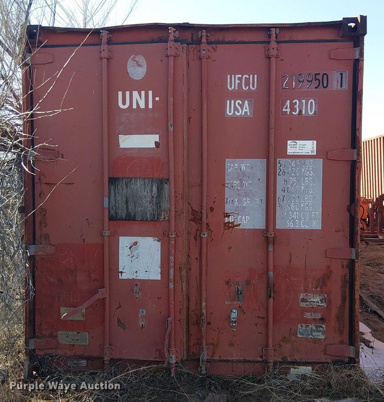image for item EE1449 1978 Uni-Flex shipping container
