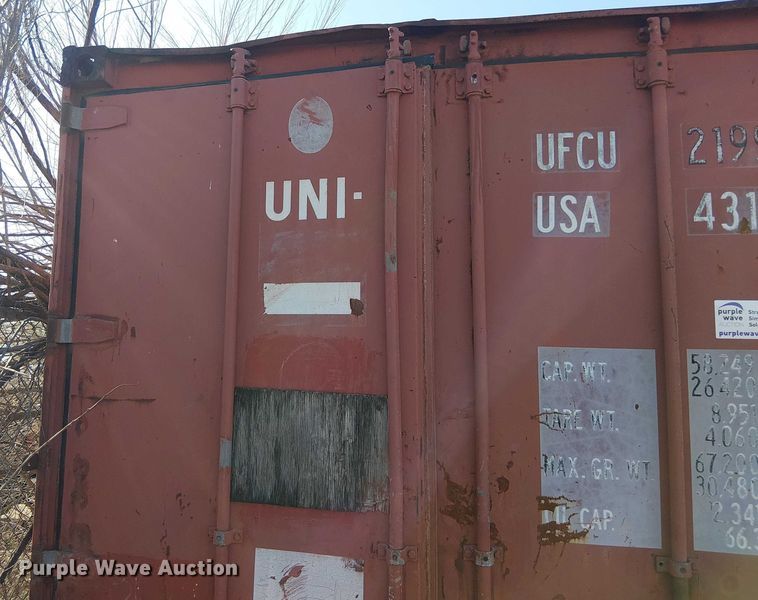 image for item EE1449 1978 Uni-Flex shipping container