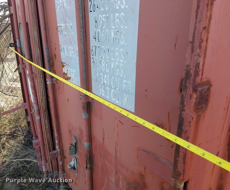 image for item EE1449 1978 Uni-Flex shipping container