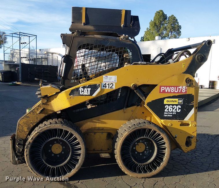 image for item EE5125 2012 Caterpillar 262C skid steer loader