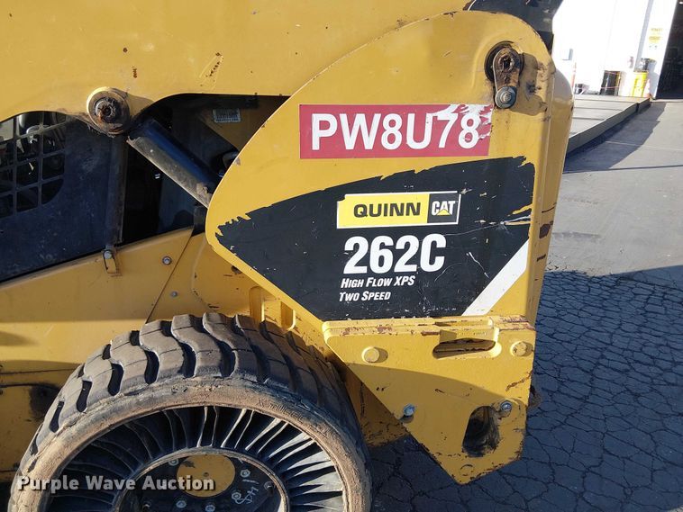 image for item EE5125 2012 Caterpillar 262C skid steer loader