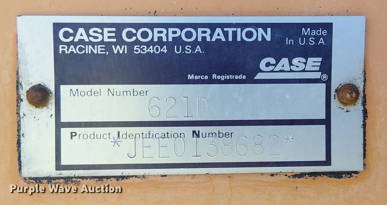 image for item EE5142 2005 Case 621D wheel loader