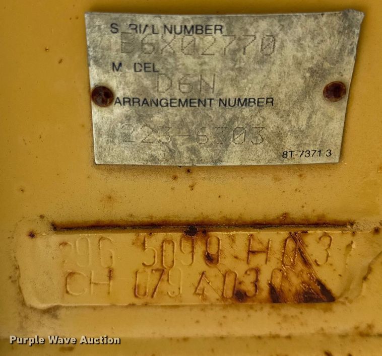 image for item EF2375 2008 Caterpillar D6N XL dozer