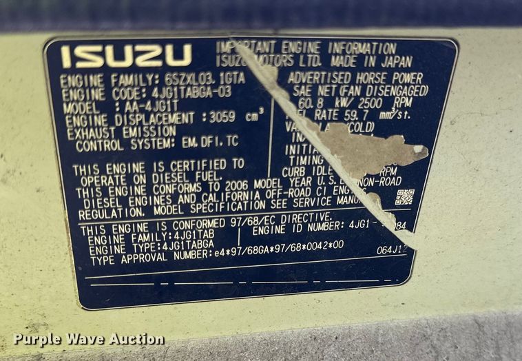 image for item EF2377 2008 Takeuchi TL140 skid steer loader