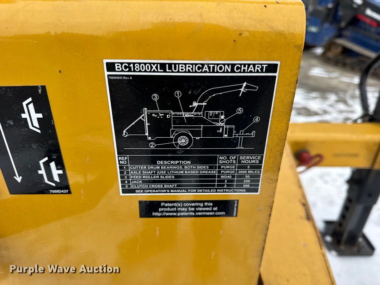 image for item EF2393 2024 Vermeer BC1800XL wood chipper