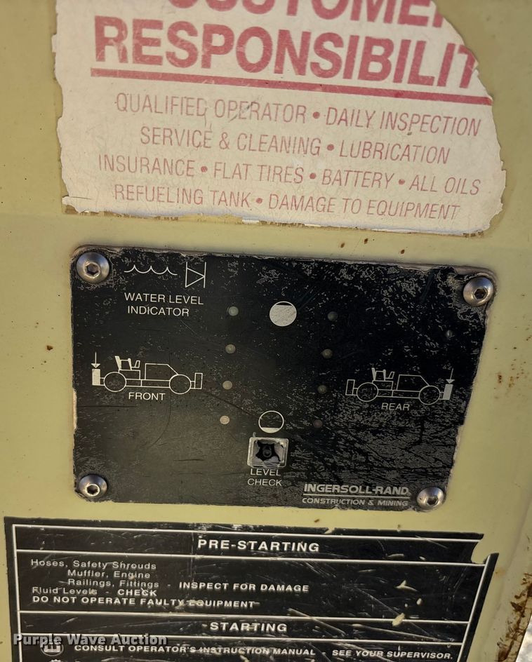 image for item EF6316 Ingersoll Rand DD-130 double drum vibratory roller