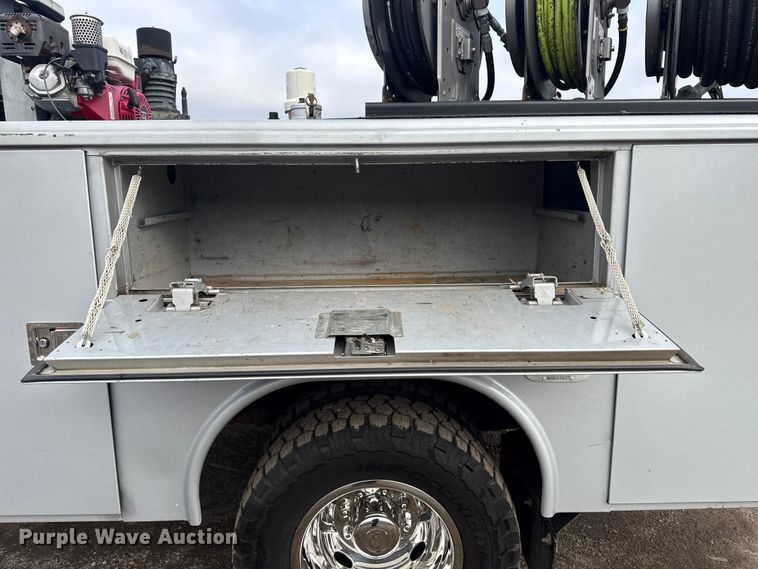 image for item EG1957 2017 Ford F350 XL Ext. Cab utility bed pickup truck