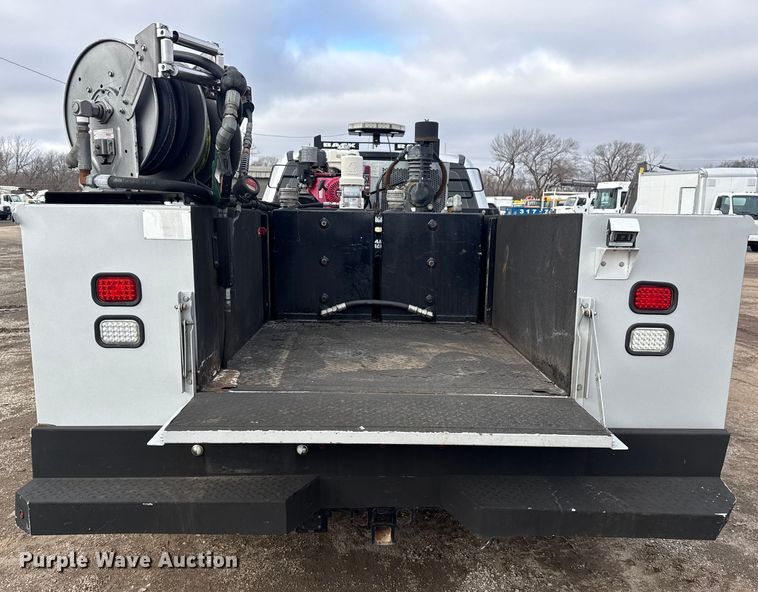 image for item EG1957 2017 Ford F350 XL Ext. Cab utility bed pickup truck