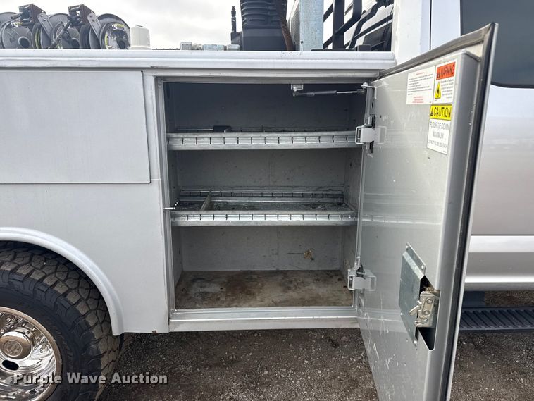 image for item EG1957 2017 Ford F350 XL Ext. Cab utility bed pickup truck