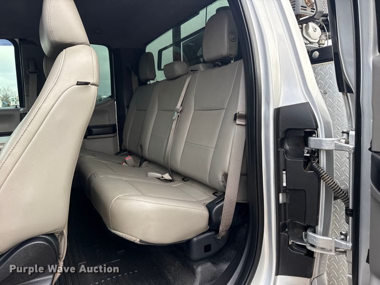 image for item EG1957 2017 Ford F350 XL Ext. Cab utility bed pickup truck