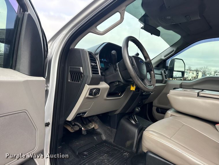 image for item EG1957 2017 Ford F350 XL Ext. Cab utility bed pickup truck