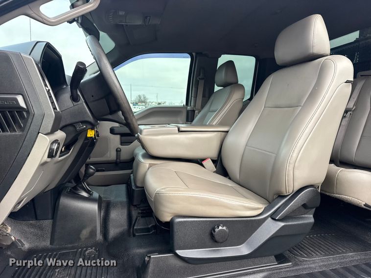 image for item EG1957 2017 Ford F350 XL Ext. Cab utility bed pickup truck