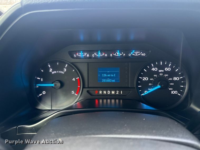 image for item EG1957 2017 Ford F350 XL Ext. Cab utility bed pickup truck