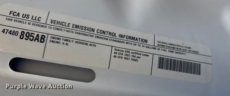 image for item EG1965 2017 RAM 3500 utility / service truck