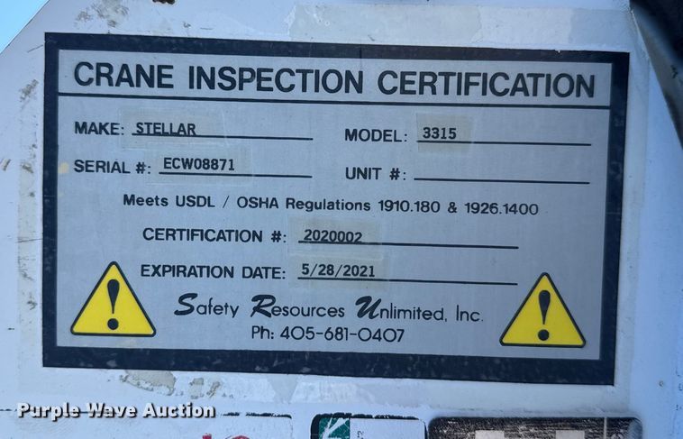 image for item EG1970 2018 Ford F450 Super Duty XL utility / service truck