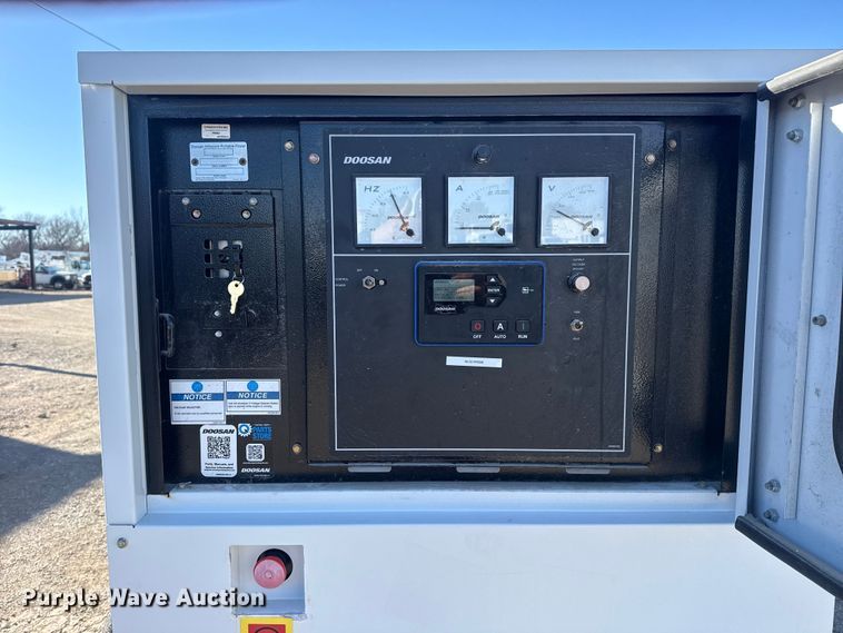 image for item EG1975 2021 Doosan Portable Power G25WDO-T4F generator