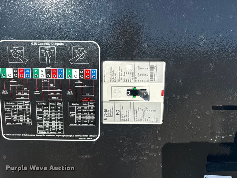 image for item EG1976 2021 Doosan Portable Power G25WDO-T4F generator