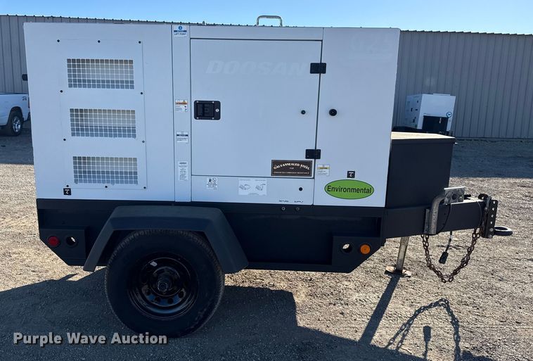 image for item EG1977 2019 Doosan Portable Power G25WDO-T4F generator
