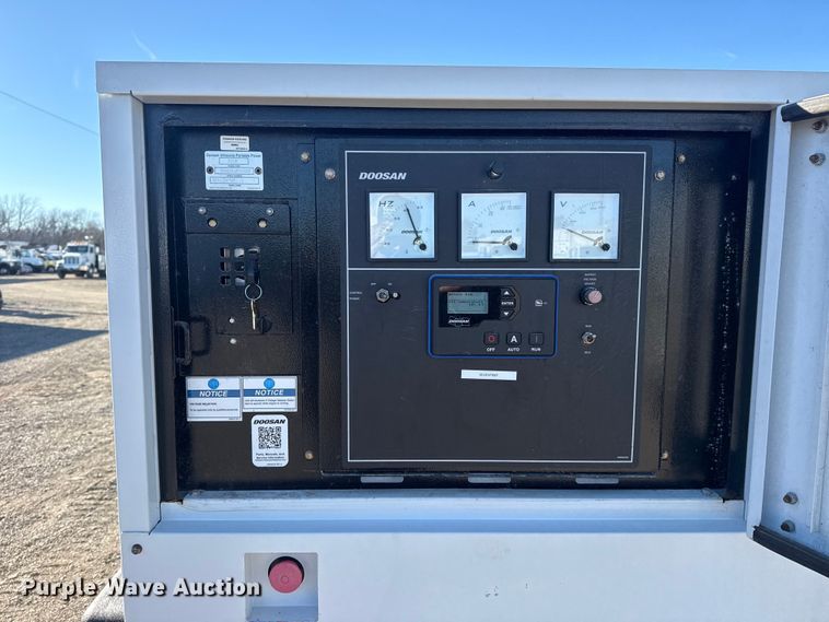 image for item EG1977 2019 Doosan Portable Power G25WDO-T4F generator